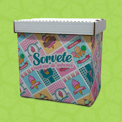 Embalagem para Sorvete - Padrão (Branca)